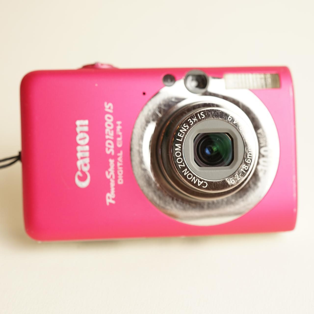 Canon PowerShot SD1200 IS Digital Camera | 10.0MP | Tested & Working w/Warranty | Pink