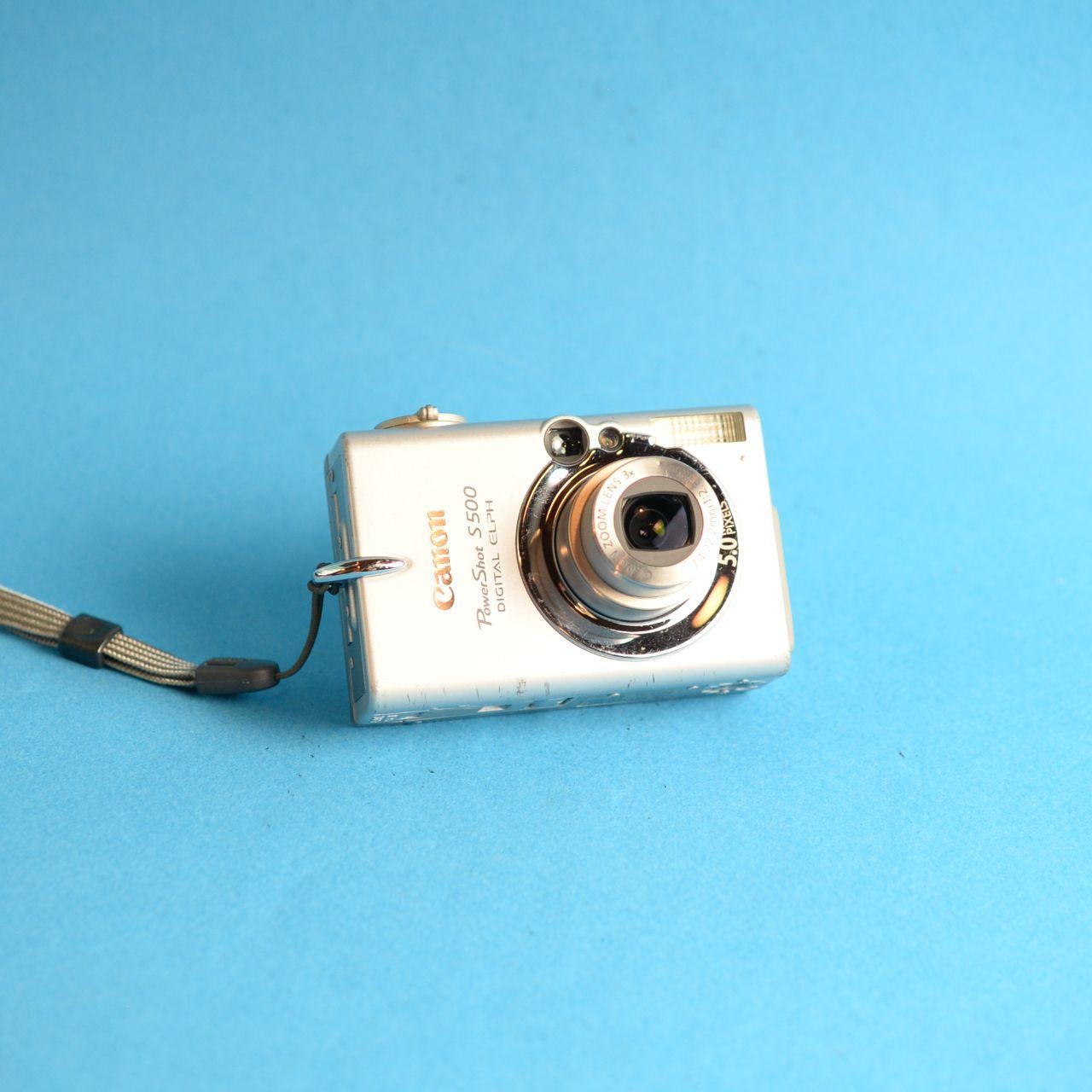 Canon PowerShot S500 Digital Camera | 5.0MP | Tested & Working | Silver