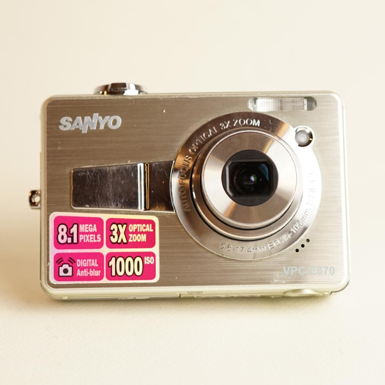 Sanyo VPC-E87 Digital Camera | 8.1MP | Tested & Working | silver