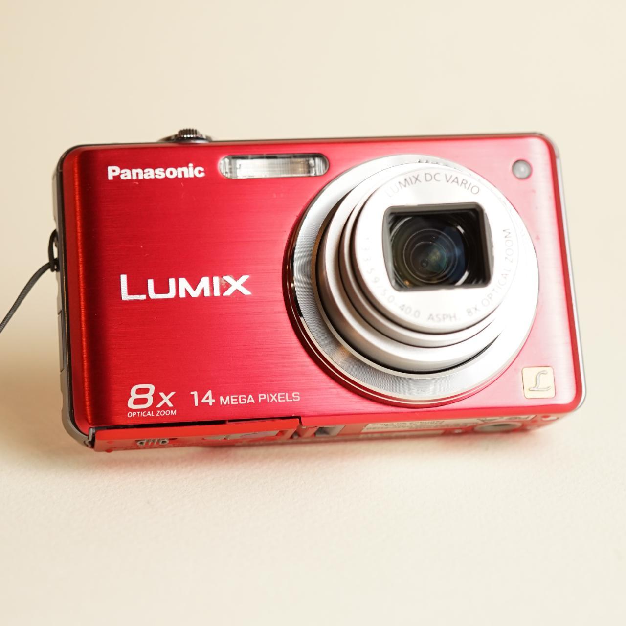 Panasonic Lumix DMC-FH20 | Digital Camera | 14MP | Tested & Working | Red