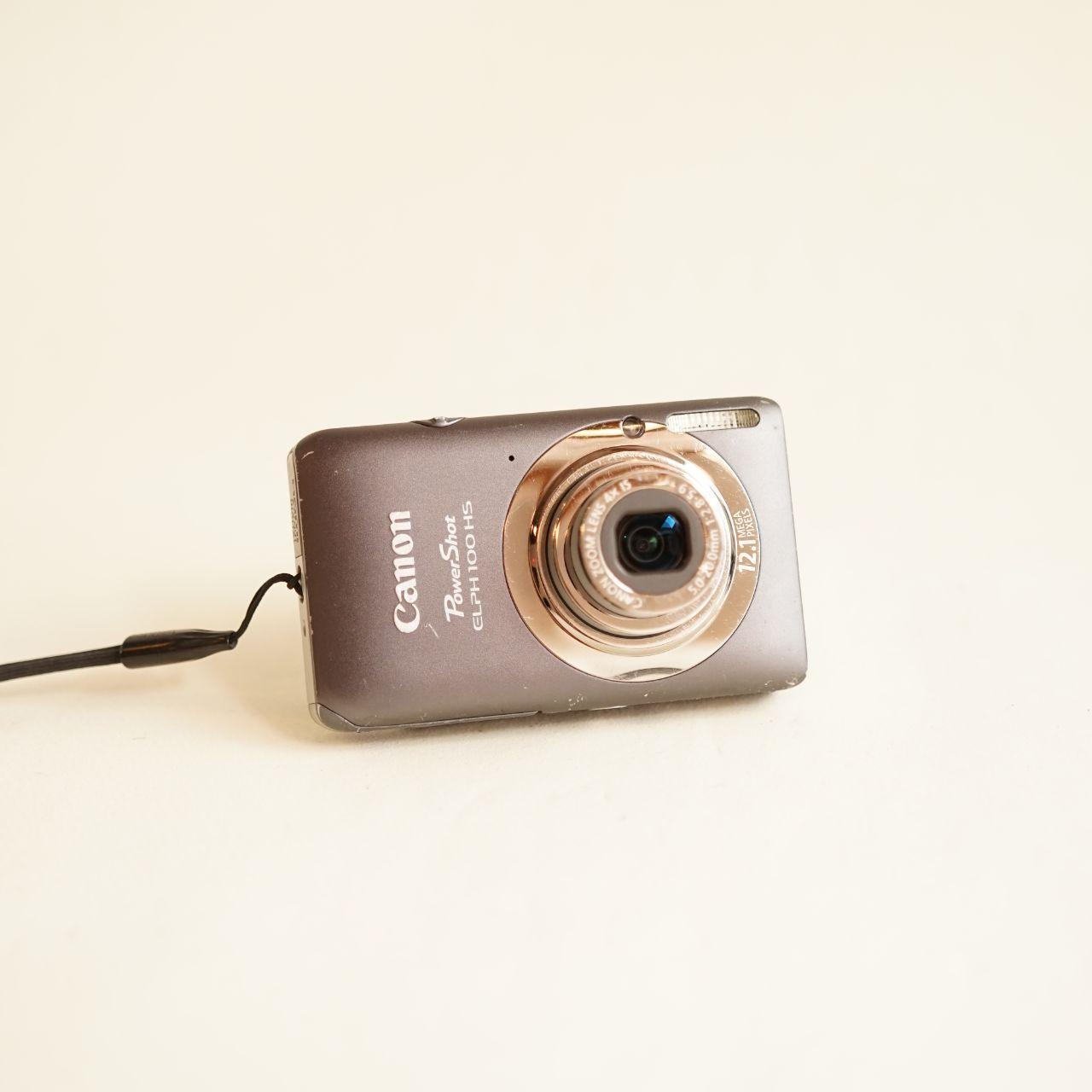 Canon PowerShot ELPH 100 HS Digital Camera | 12.1MP | Tested & Working | Silver