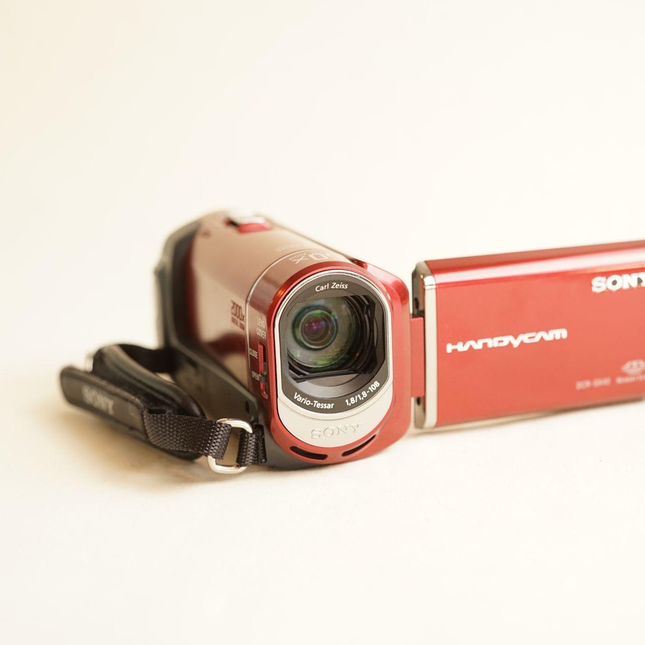 Sony Handycam DCR-SX40 Digital Camcorder | Tested & Working | Red
