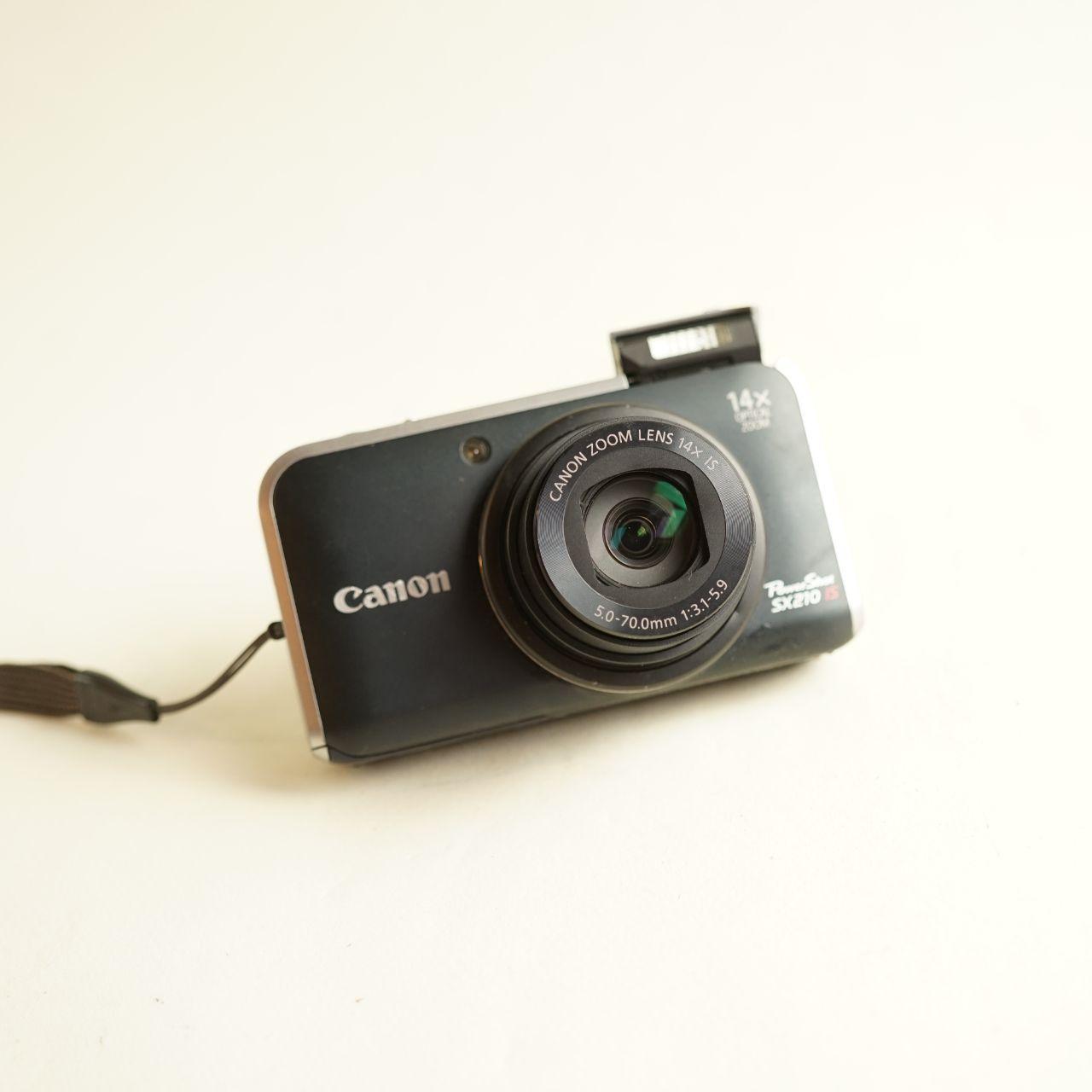 Canon PowerShot SX210 IS Digital Camera | 14.1MP | Read Description | Black