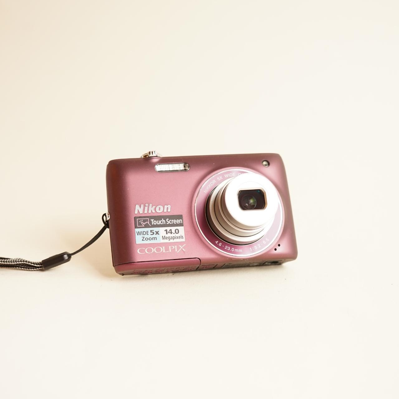 Nikon Coolpix S4100 Digital Camera | 14MP | Tested & Working | Maroon
