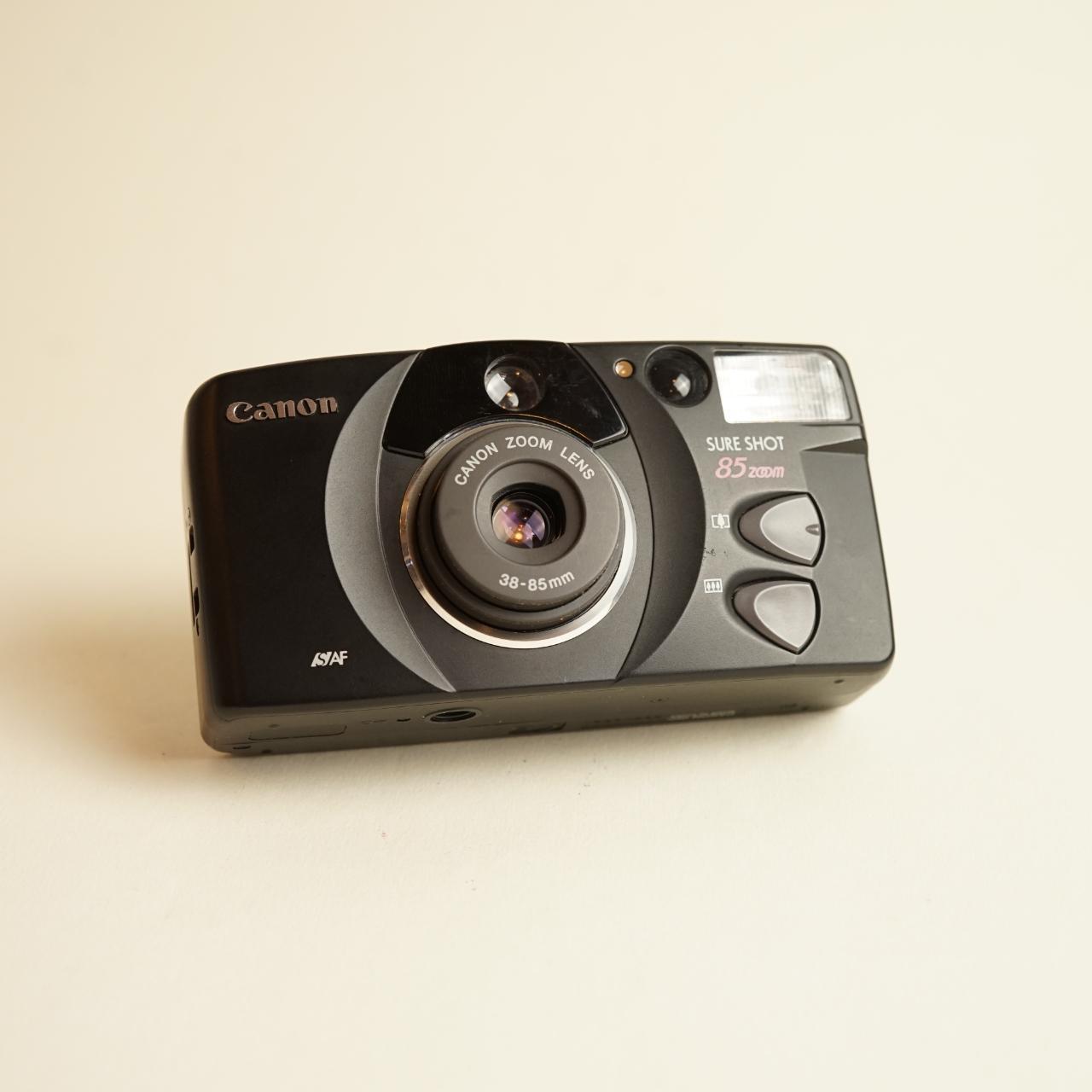 Canon Sure Shot 85 Zoom | 35mm Point & Shoot | Tested & Working | Black