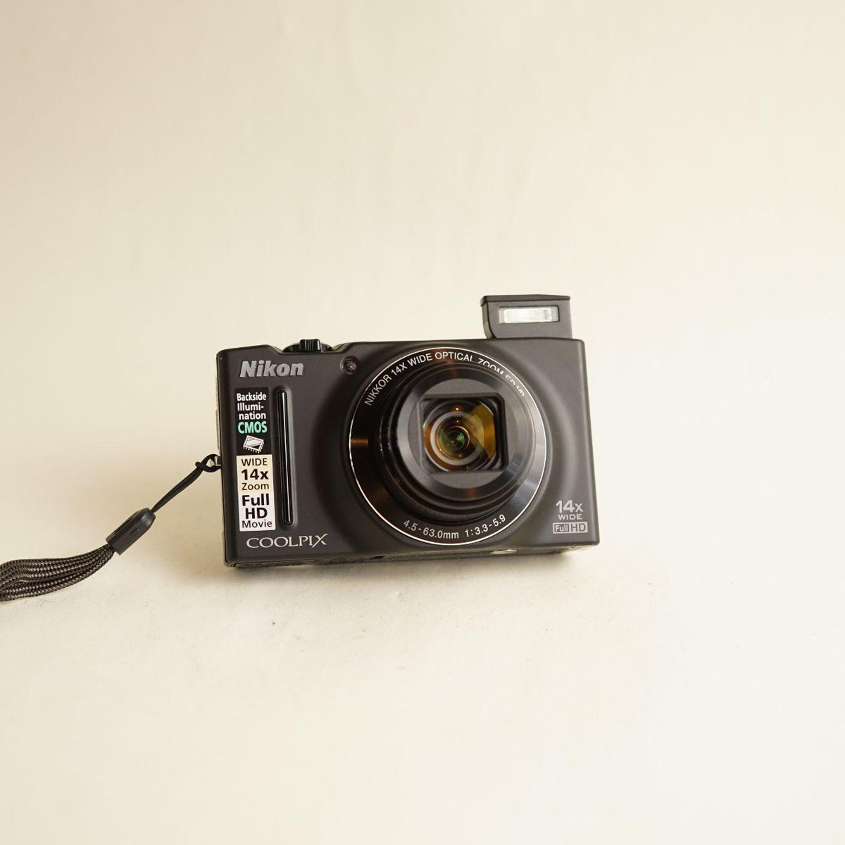 Nikon Coolpix S8200 Digital Camera | 16.1MP | Tested & Working | Black