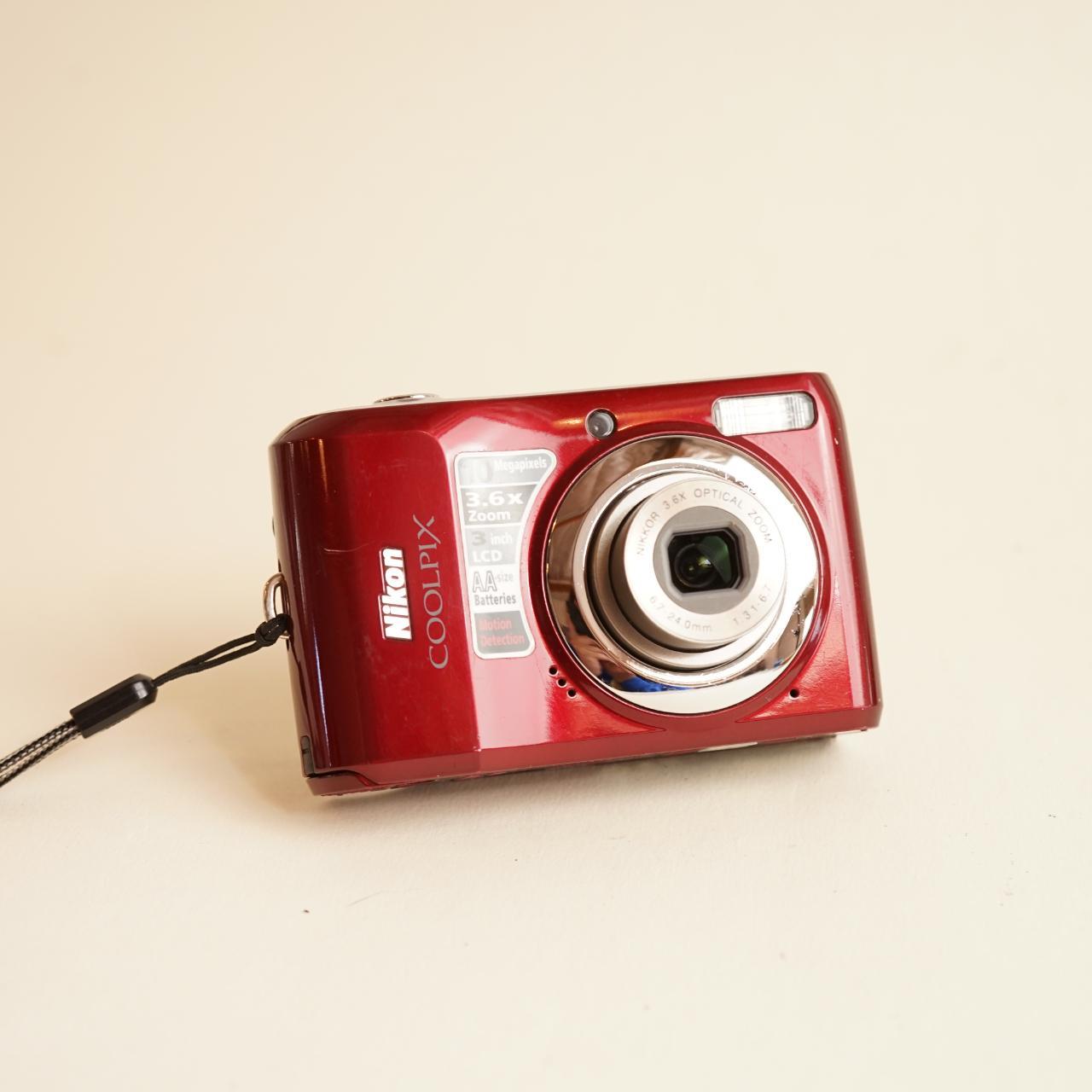 Nikon Coolpix L20 Digital Camera | 10MP | Tested & Working | Red