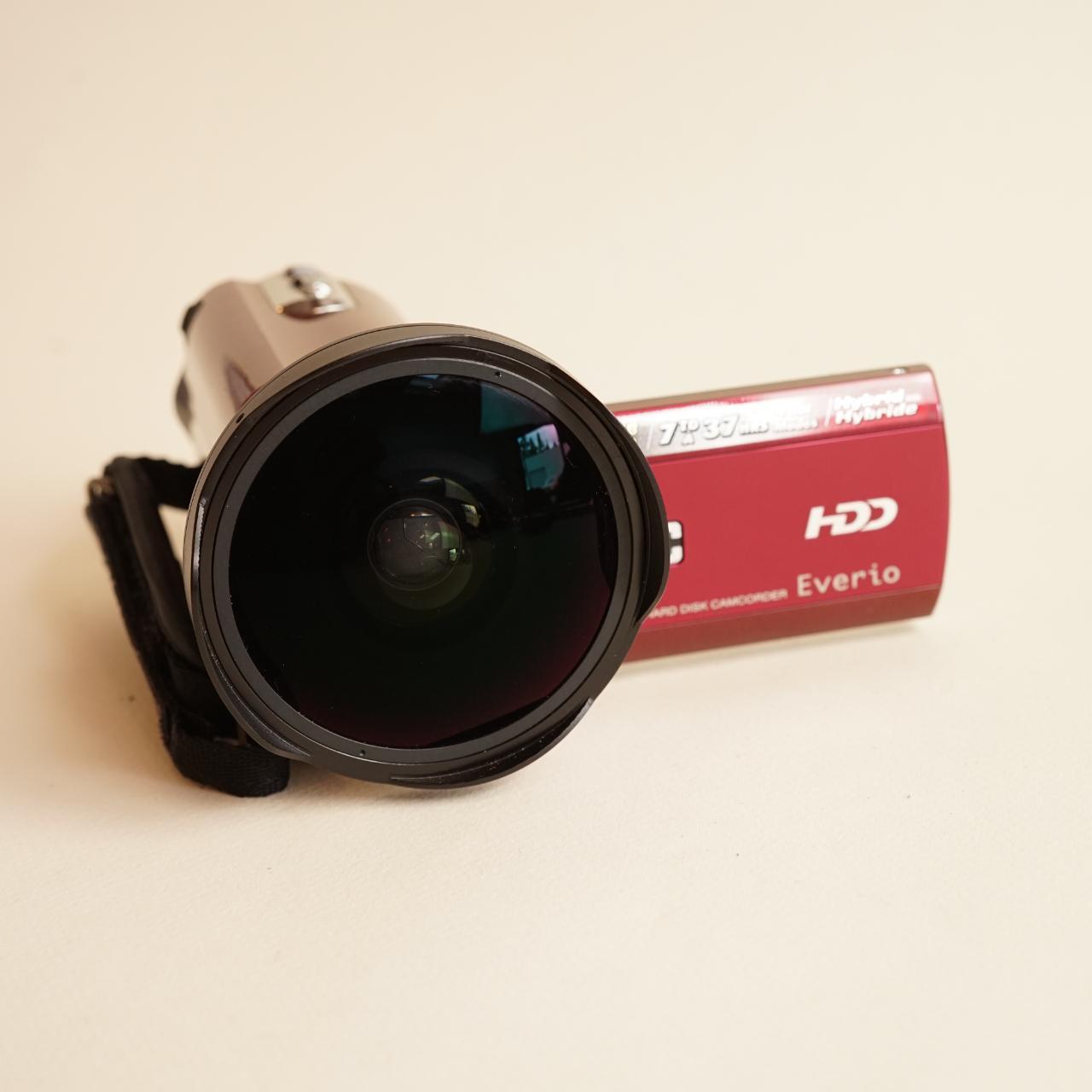 JVC Everio GZ-MG330RU Camcorder | HDD Video | Tested & Working | Red