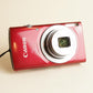 Canon PowerShot Elph 135 Digital Camera | 16MP | Test & Working | Red