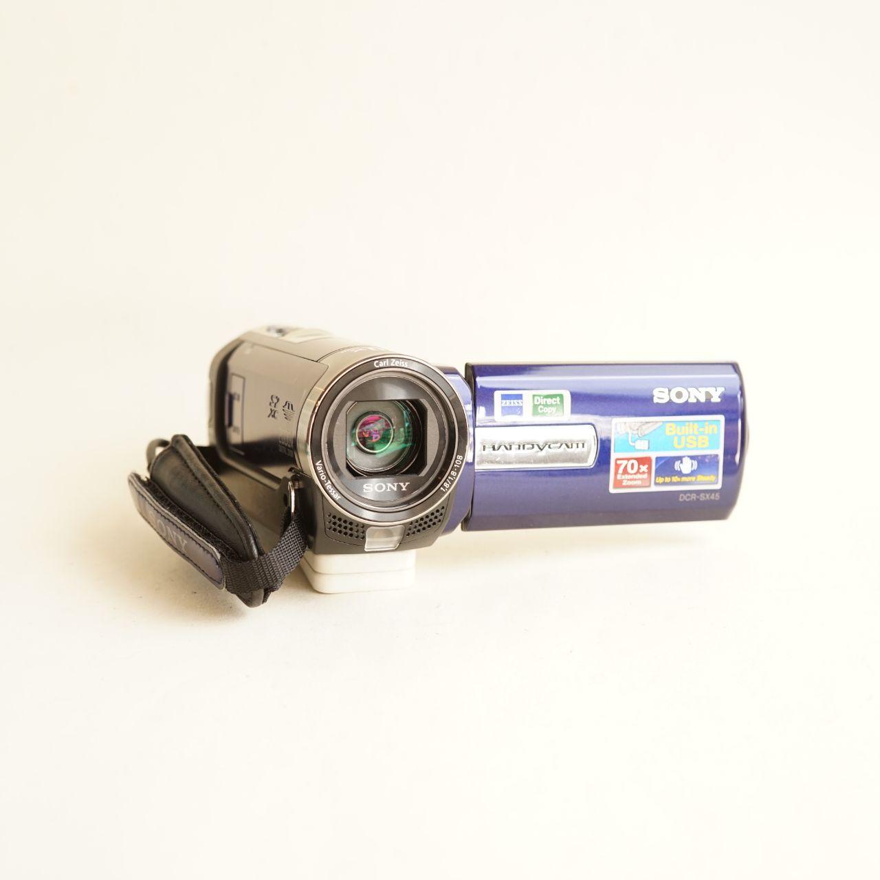 Sony Handycam DCR-SX45 Digital Camcorder | Tested & Working | Blue