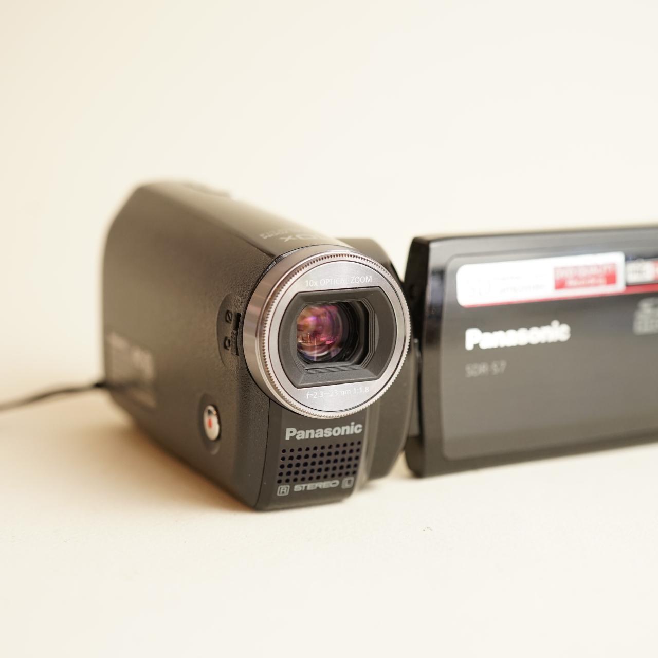 Panasonic SDR-S7 Digital Camcorder | Tested & Working | Black