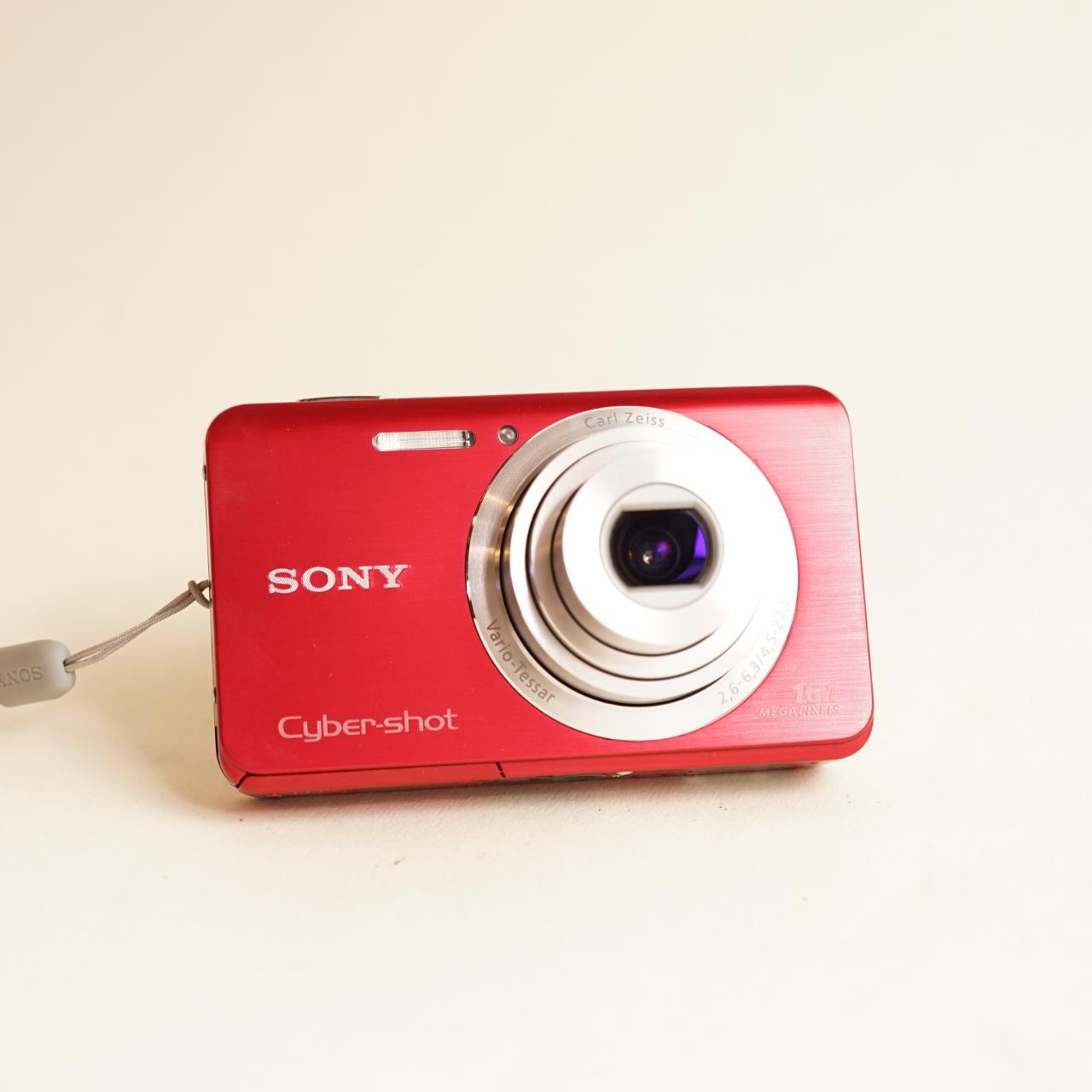 Sony Cyber-shot DSC-W650 Digital Camera | 16.1MP | Tested & Working | Red