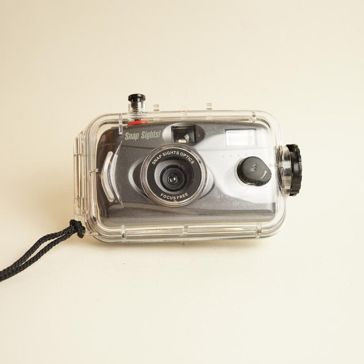 Snap Sights! Waterproof Film Camera | 35mm Point & Shoot | Tested & Working | Grey