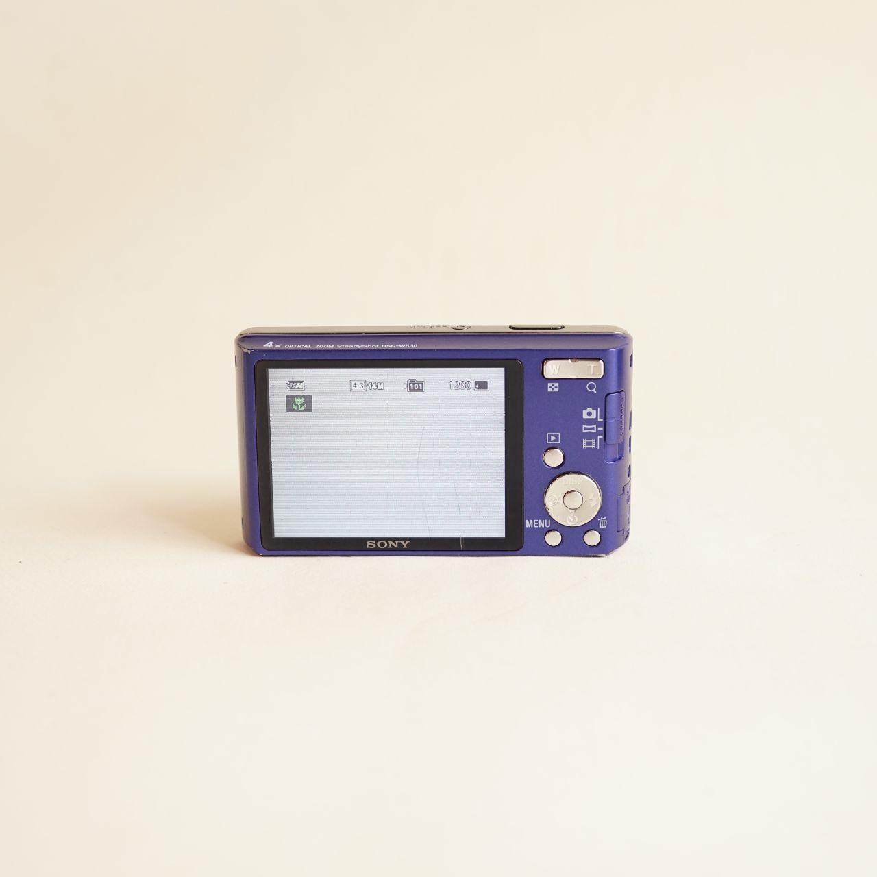 Sony Cyber-shot DSC-W530 Digital Camera | 14.1MP | Tested & Working | Blue