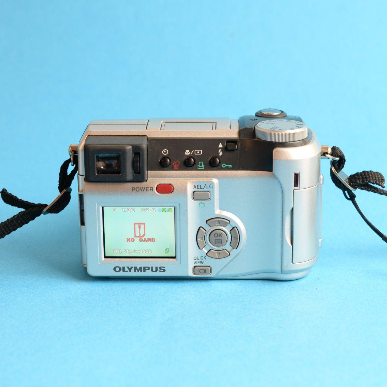 Olympus Camedia C-740 Digital Camera | 3.2MP | Tested & Working | Silver