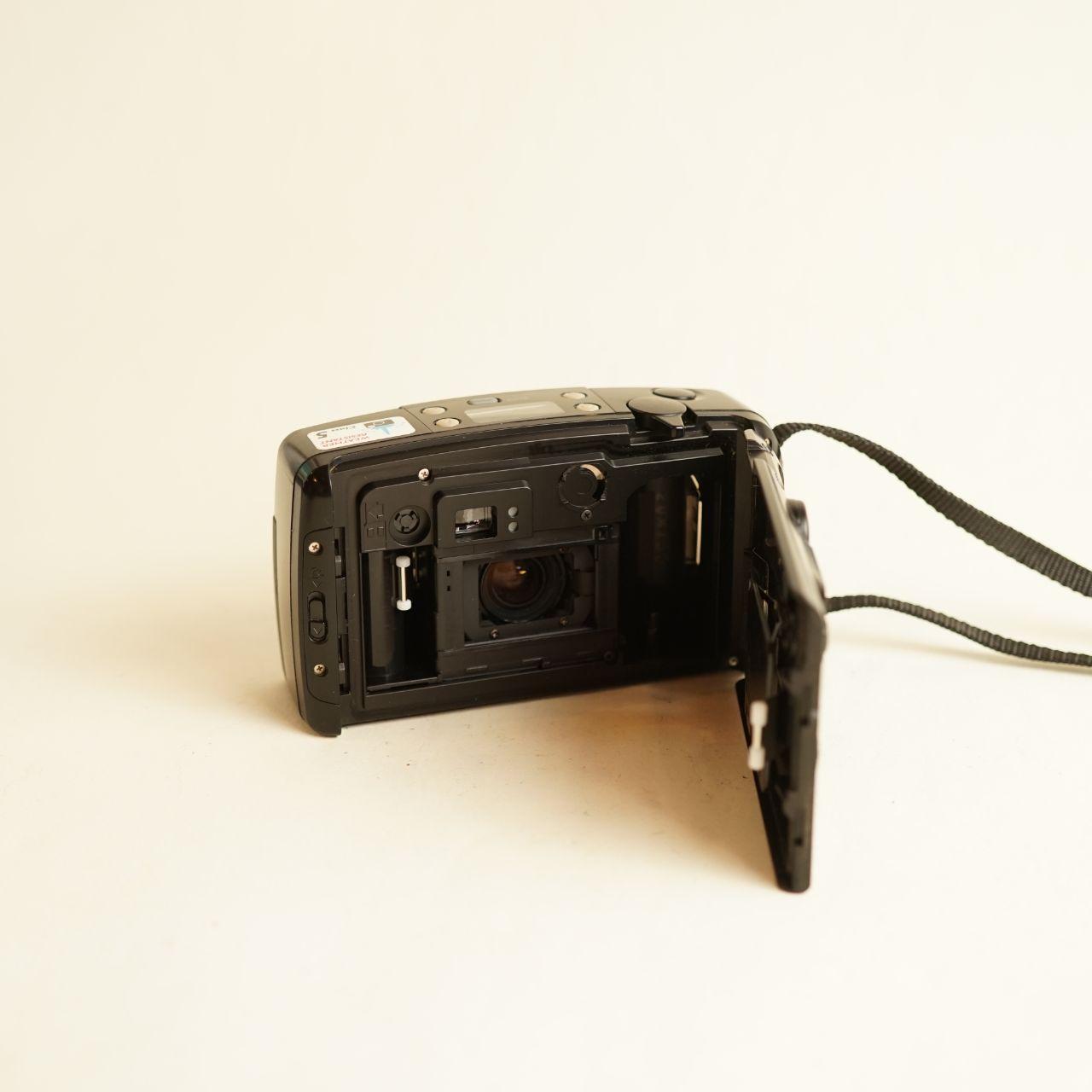 Pentax IQZoom 105WR Film Camera | 35mm Point & Shoot | Tested & Working | Grey