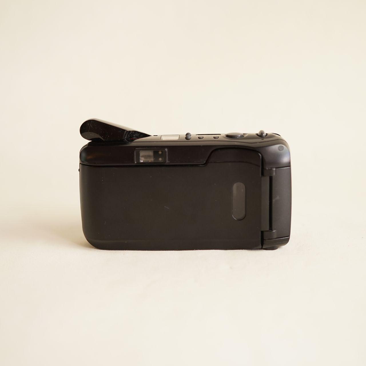 Olympus Infinity Stylus Zoom DLX Film Camera | 35mm Point & Shoot | Tested & Working | Black