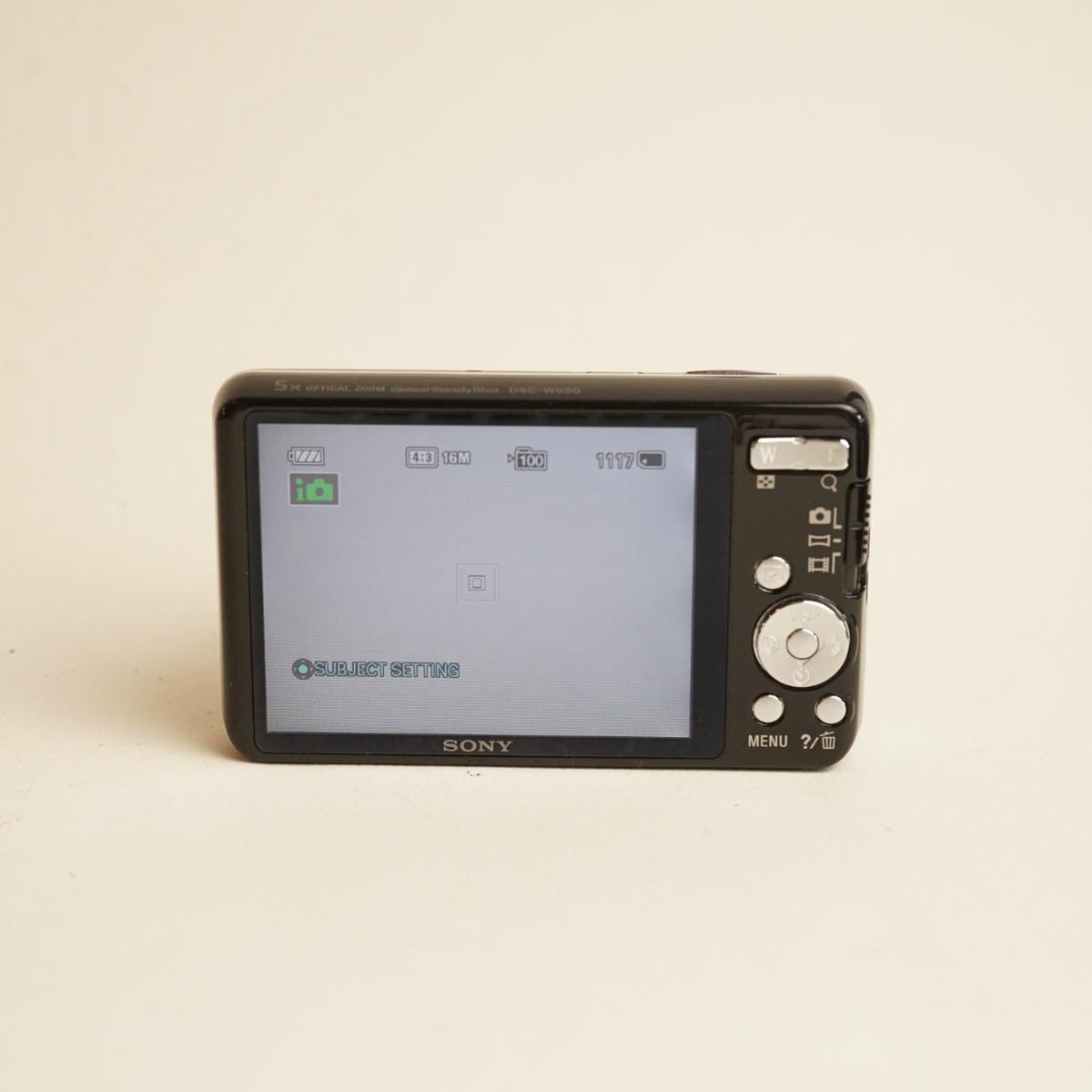 Sony Cyber-shot DSC-W650 Digital Camera | 16.1MP | Tested & Working | Black