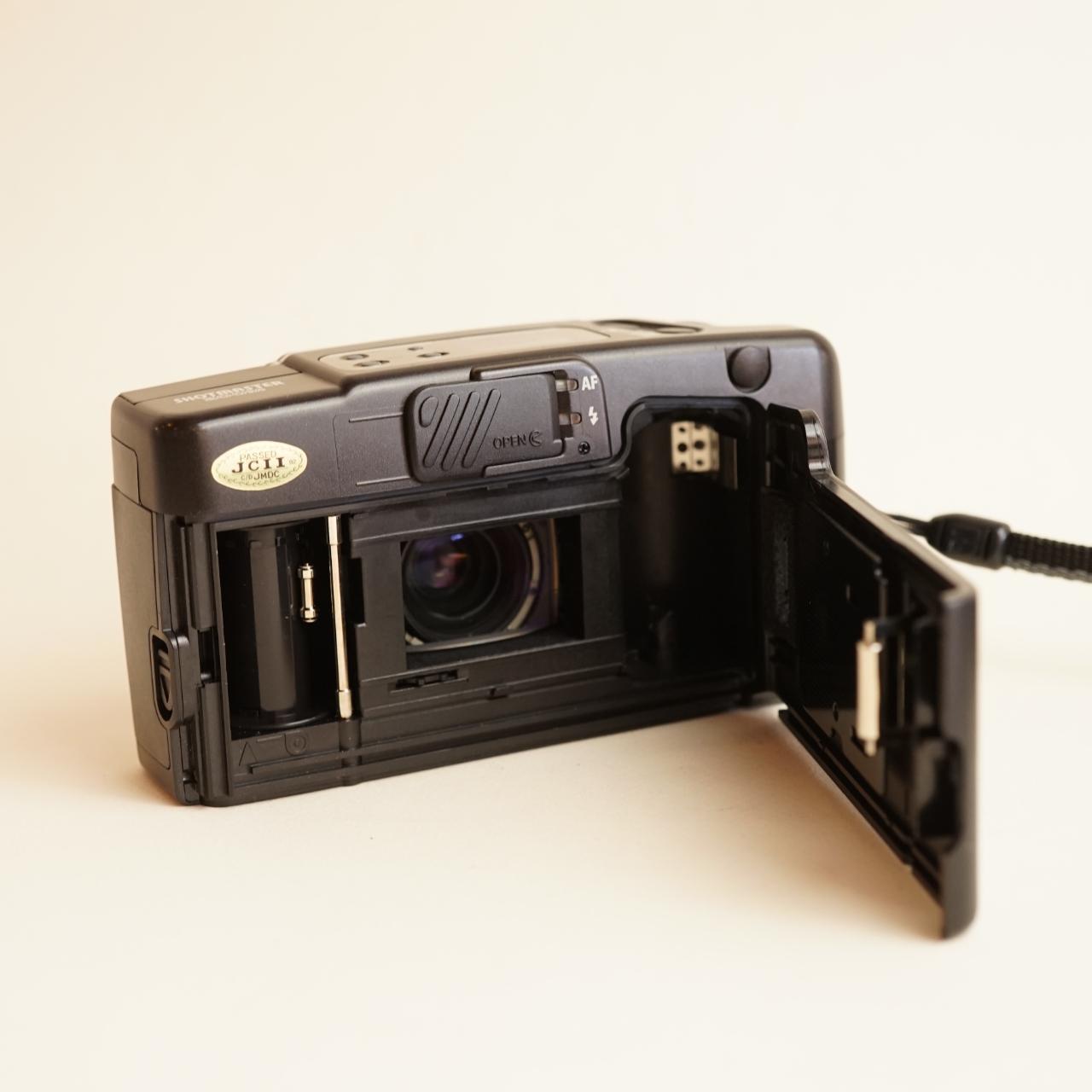 Ricoh Shotmaster Zoom Film Camera | 35mm Point & Shoot | Tested & Working | Black