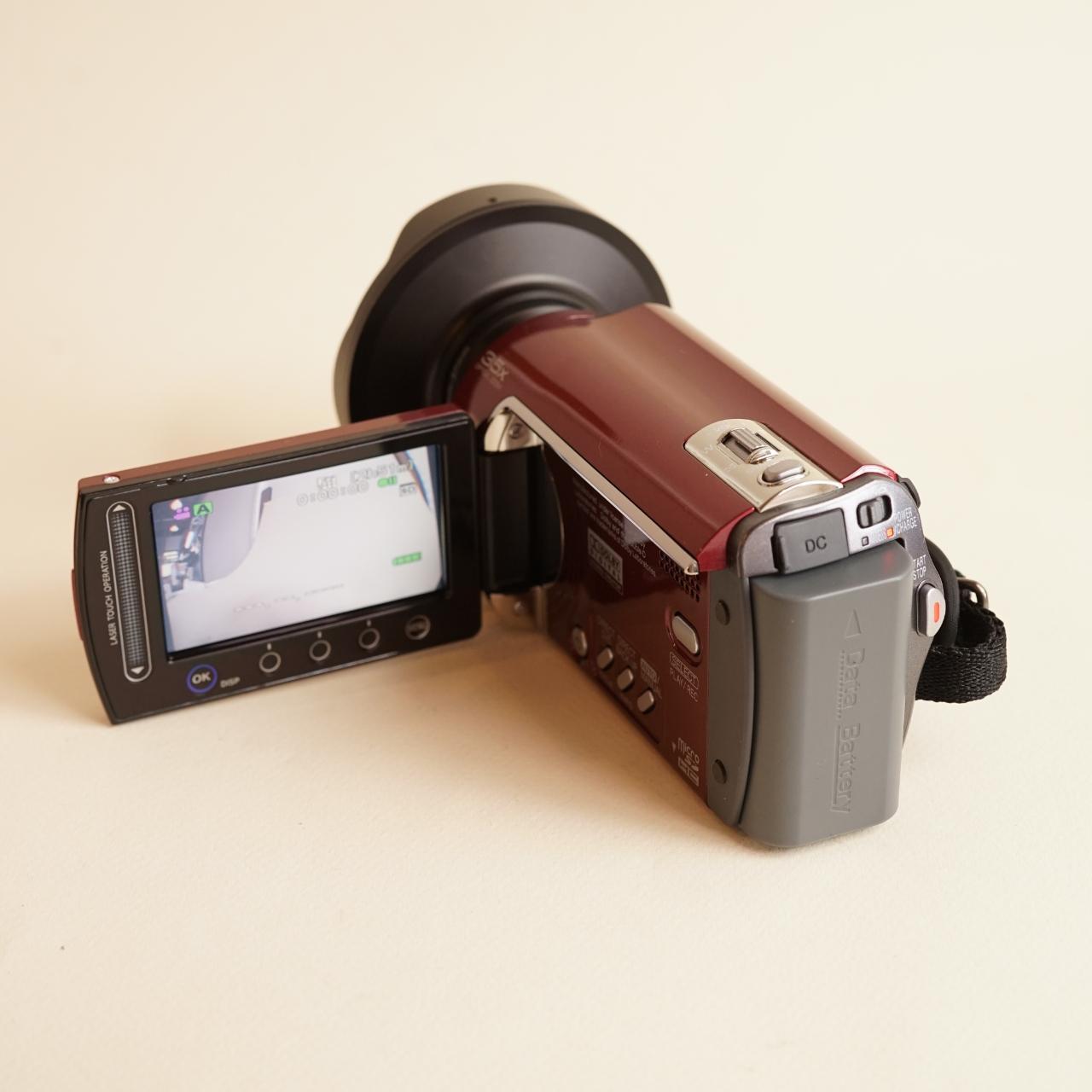 JVC Everio GZ-MG330RU Camcorder | HDD Video | Tested & Working | Red
