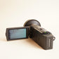 Sony Handycam HDR-CX130 Digital Camcorder | With SoCal Cameras Fisheye Lens | Tested & Working | Black