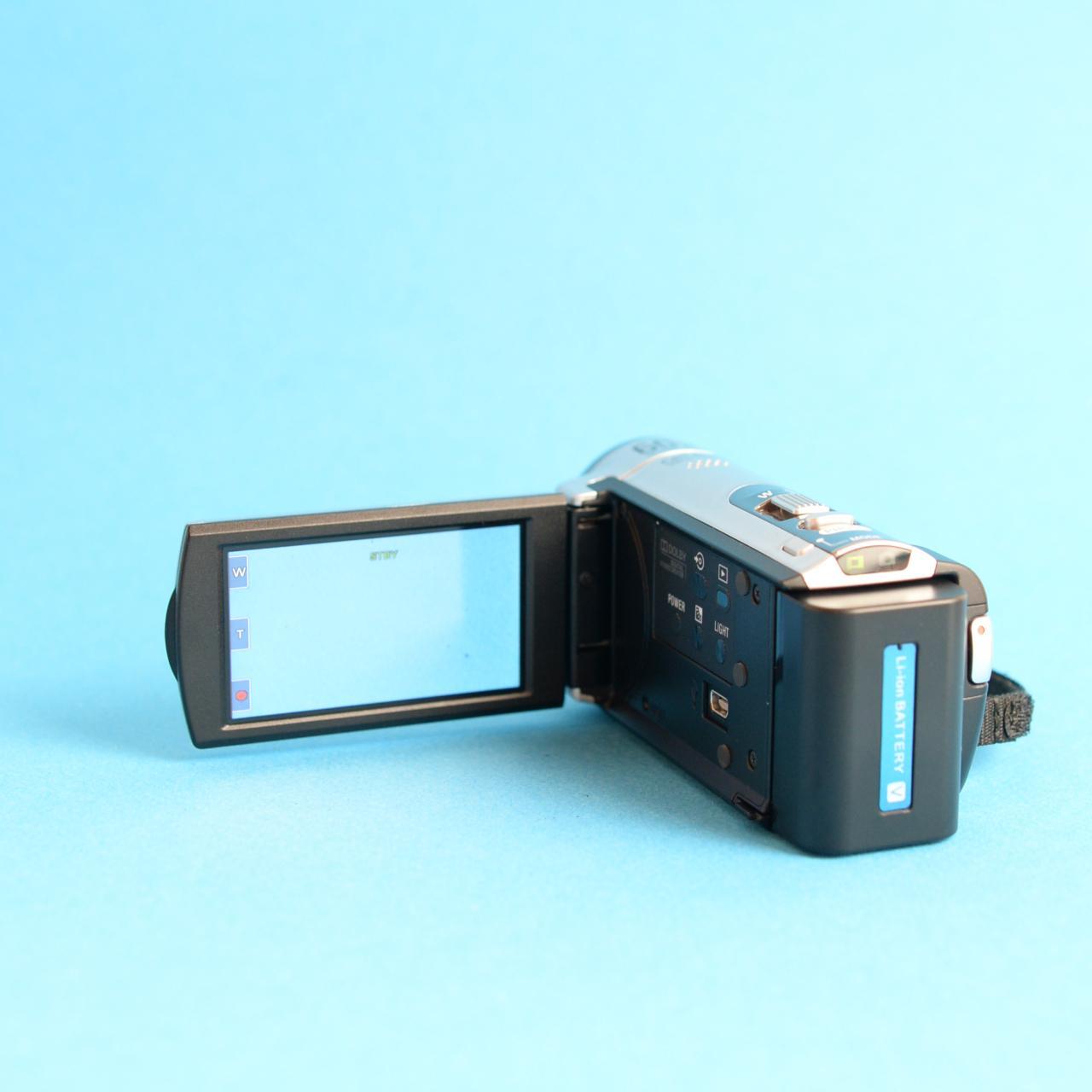 Sony Handycam DCR-SX63 Camcorder | 60x Zoom | Tested & Working | Silver