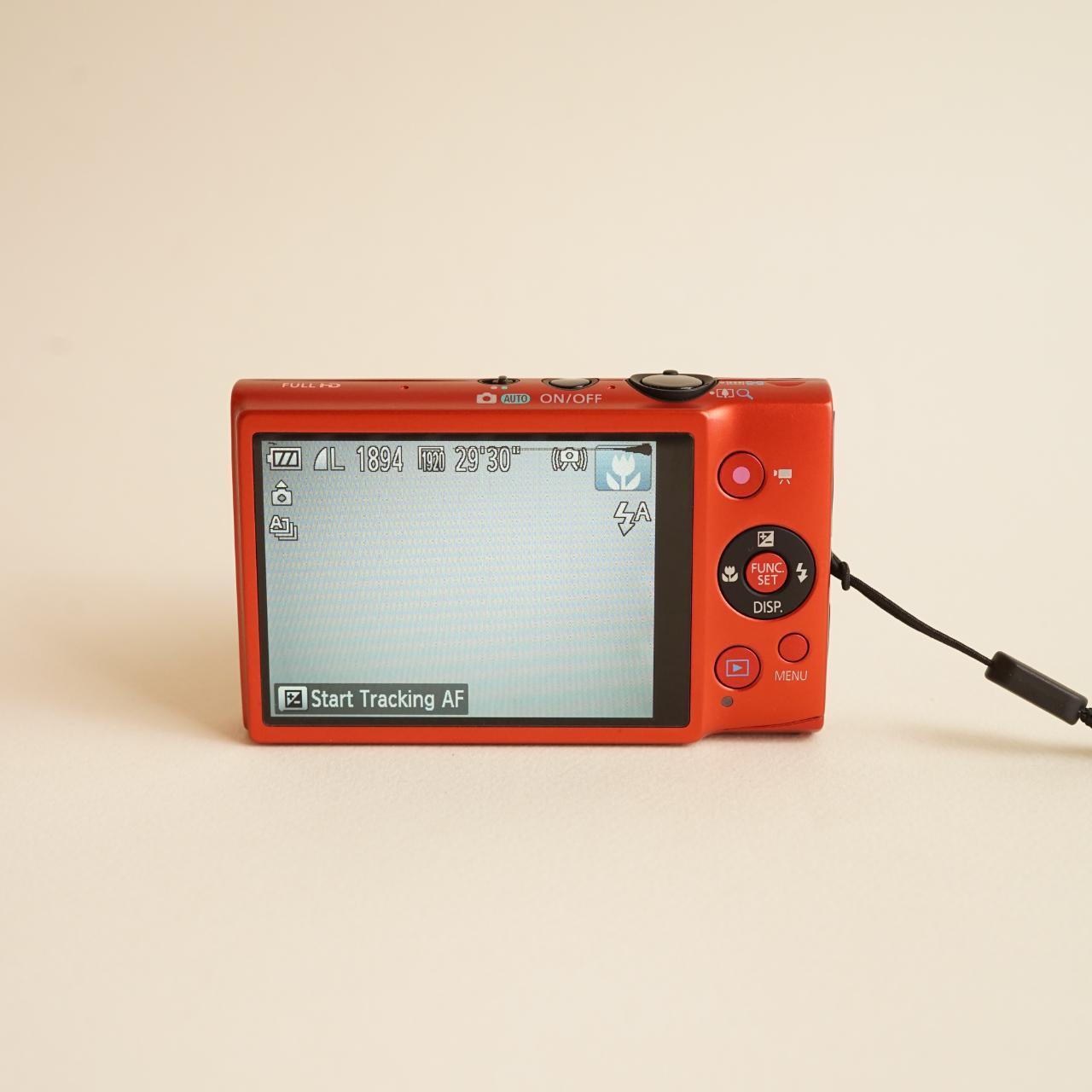 Canon PowerShot ELPH 110 HS Digital Camera | 16.1MP | Tested & Working | Orange-Red