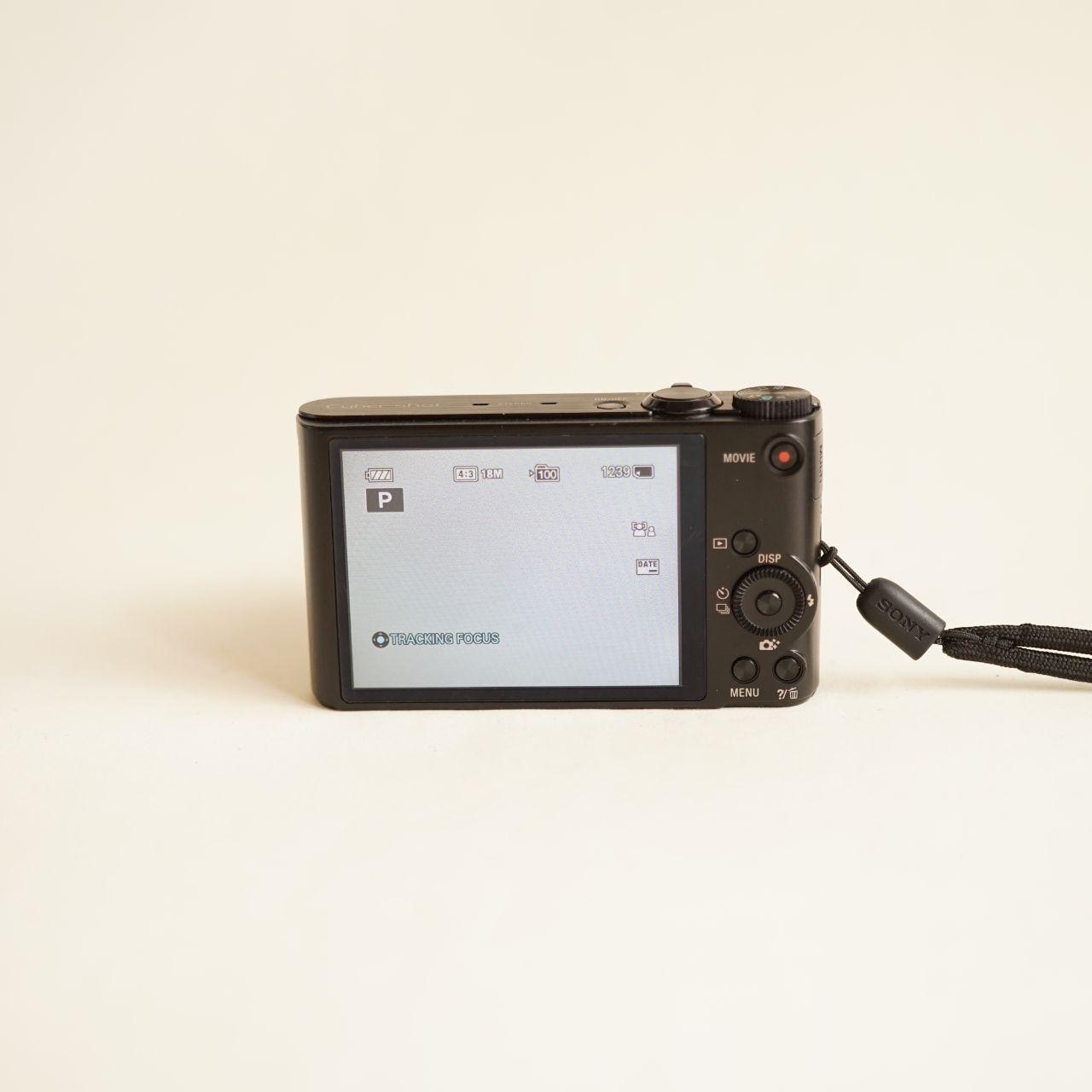 Sony Cyber-shot DSC-WX300 Digital Camera | 18.2MP | Tested & Working | Black