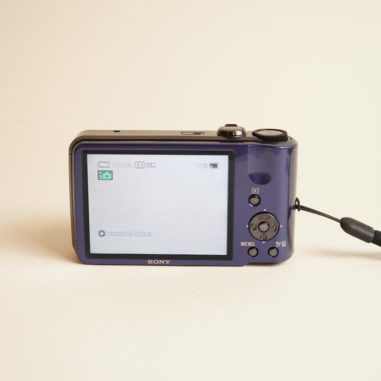 Sony Cyber-shot DSC-H70 Digital Camera | 16.1MP | Tested & Working | Blue