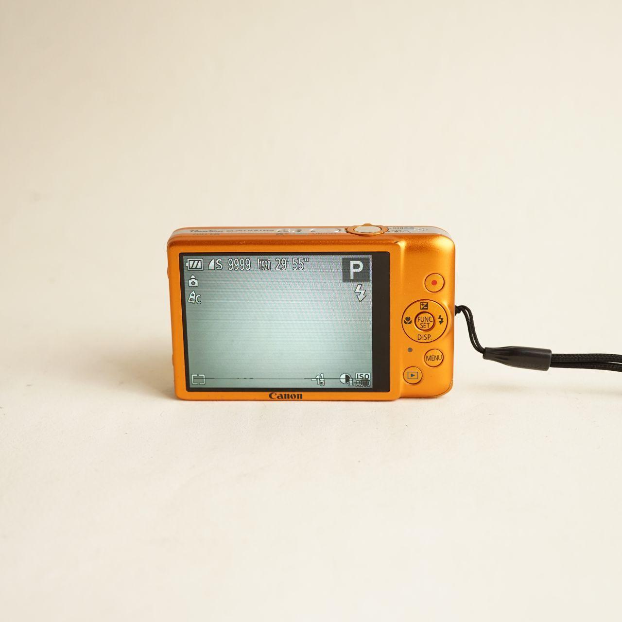 Canon PowerShot ELPH 100 HS Digital Camera | 12.1MP | Tested & Working | Orange