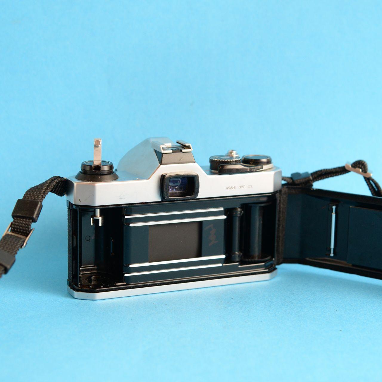 Pentax K1000 Film Camera | 35mm SLR | Tested & Working | Silver & Black