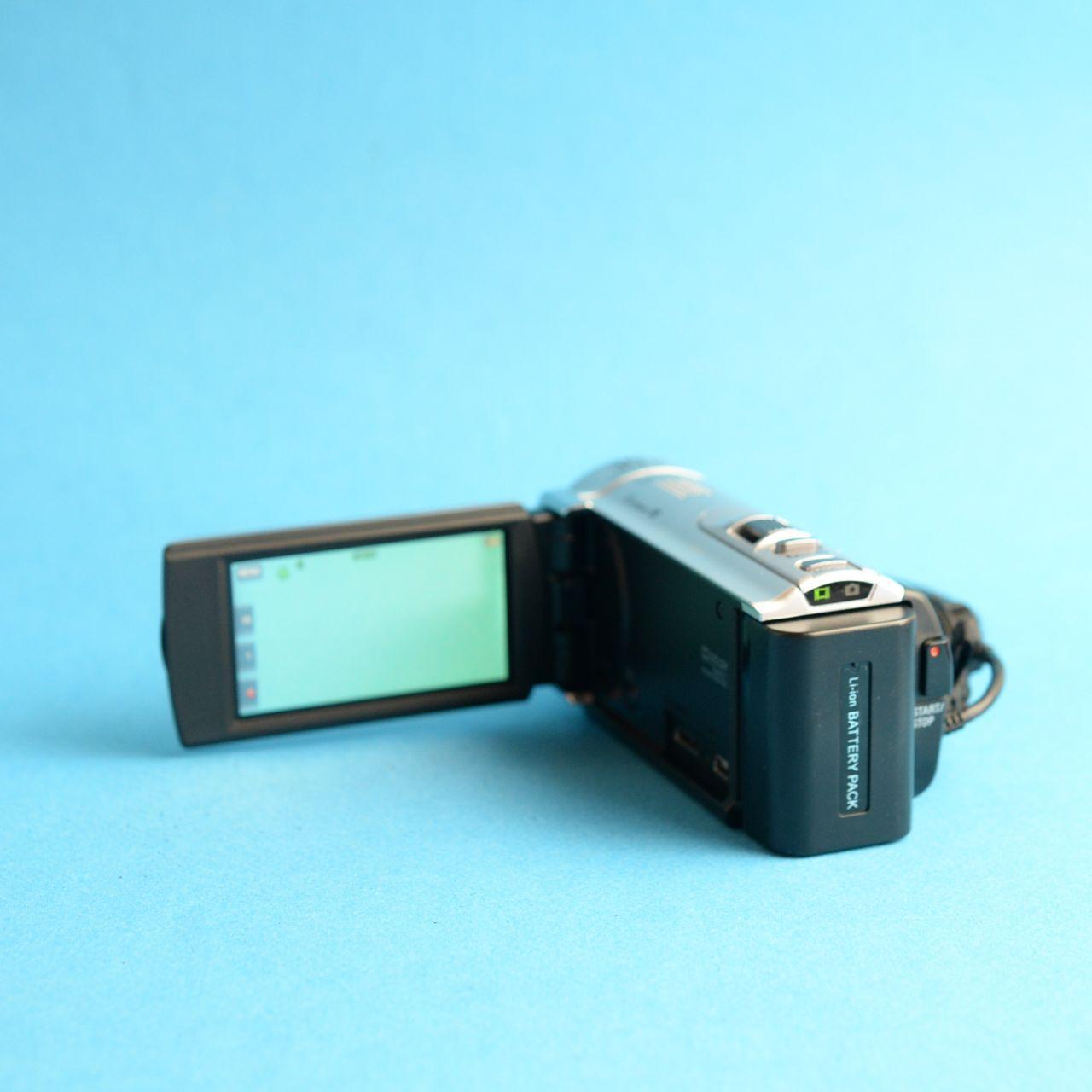 Sony Handycam HDR-CX210 Digital Camcorder | Tested & Working | Silver