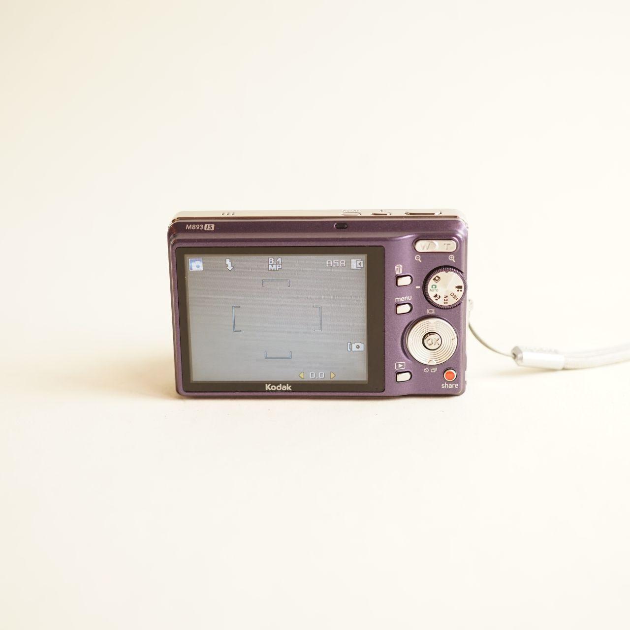 Kodak EasyShare M893 IS Digital Camera | 8.1MP | Tested & Working | Purple