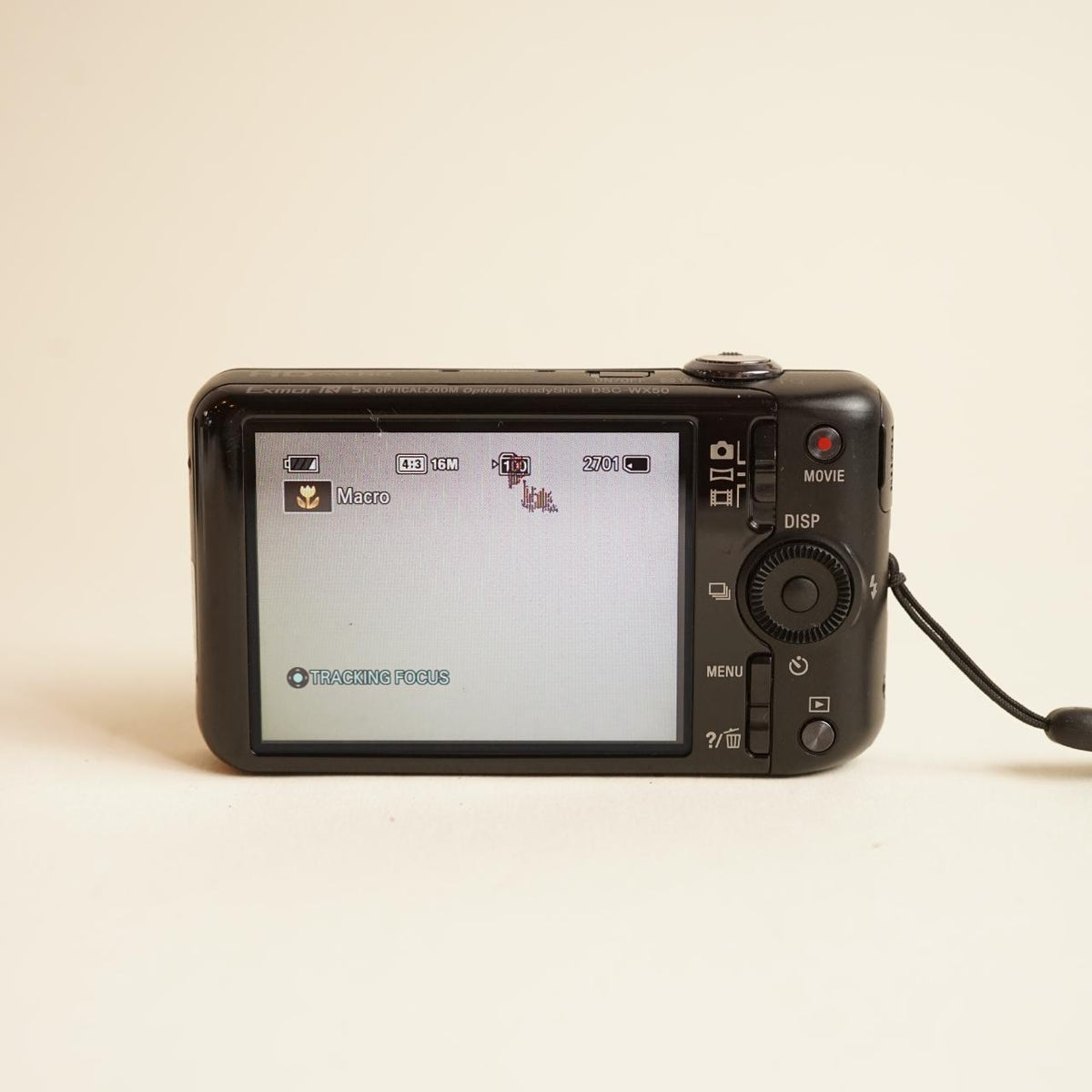 Sony Cyber-shot DSC-WX50 Digital Camera | 16.2MP | Tested & Working | Black
