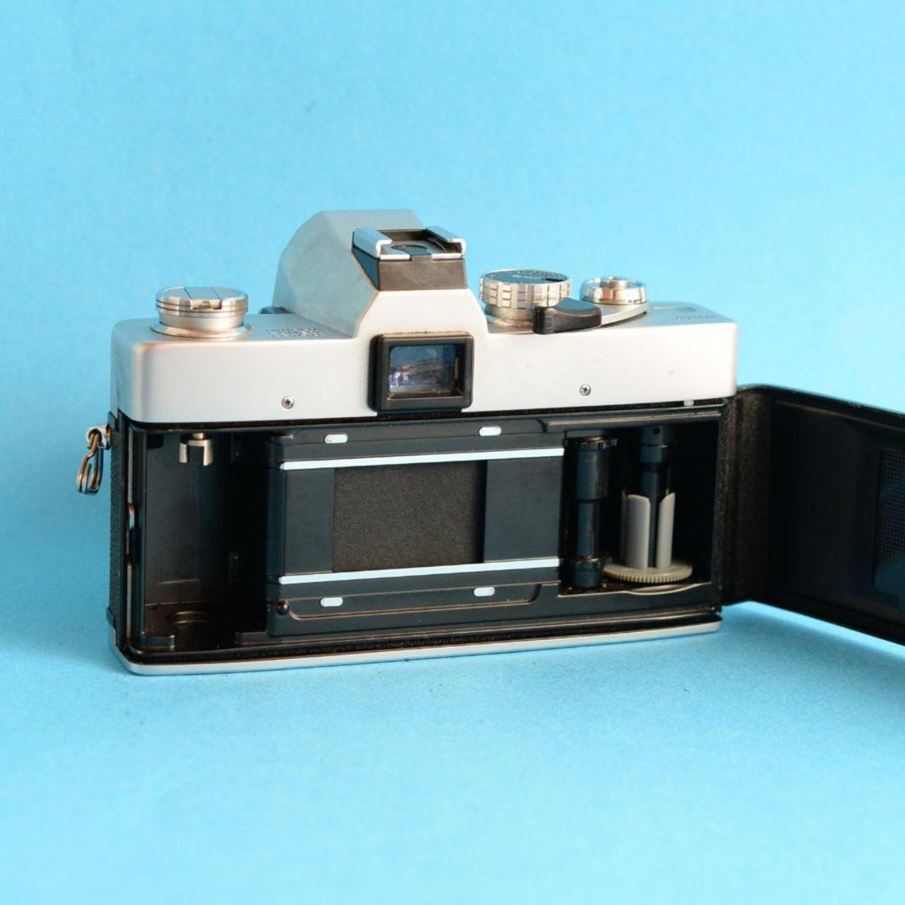 Minolta SRT 102 SLR Film Camera with MC Rokkor-PF 50mm f/1.7 Lens | Tested & Working | Silver & Black