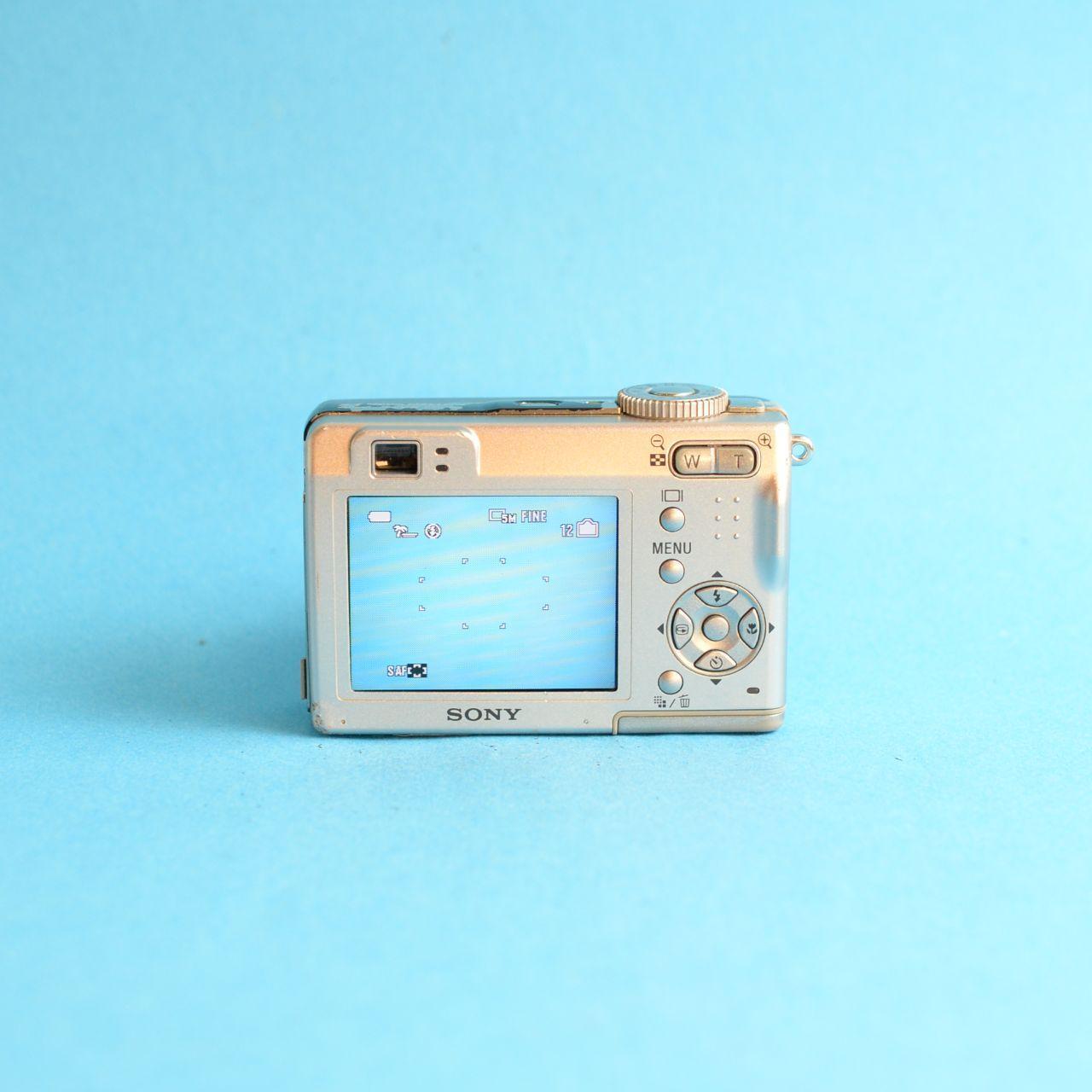 Sony CyberShot DSC-W5 Digital Camera | 5.1MP | Tested & Working | Silver