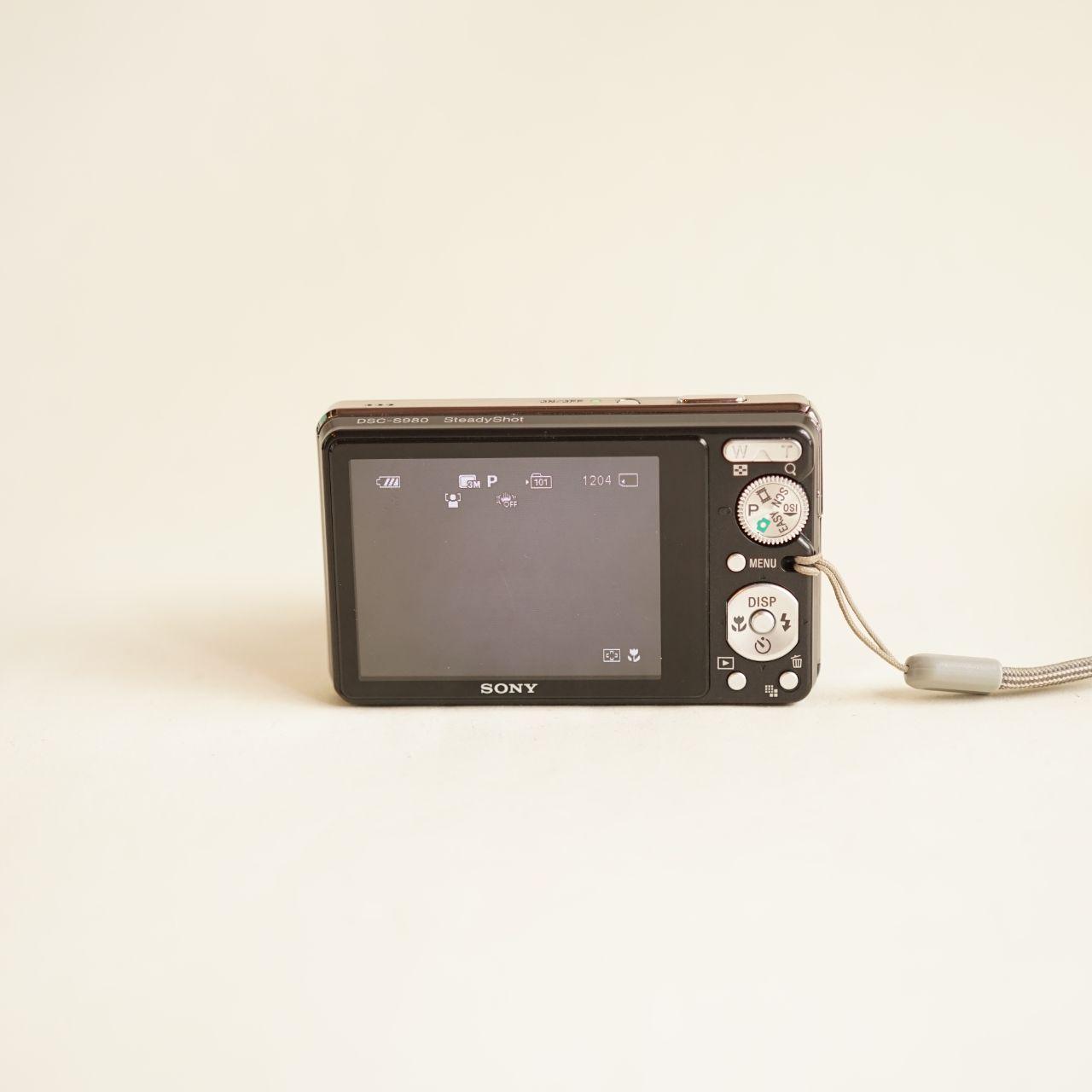 Sony Cyber-shot DSC-S980 Digital Camera | 12.1MP | Tested & Working | Black