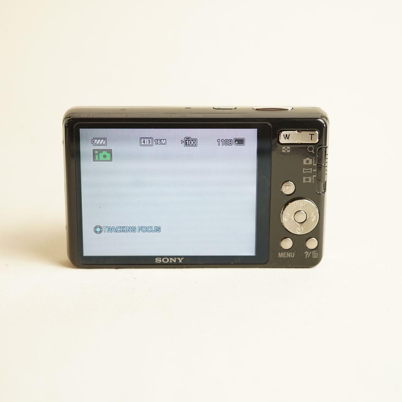 Sony Cyber-shot DSC-W690 Digital Camera | 16.1MP | Tested & Working | Silver