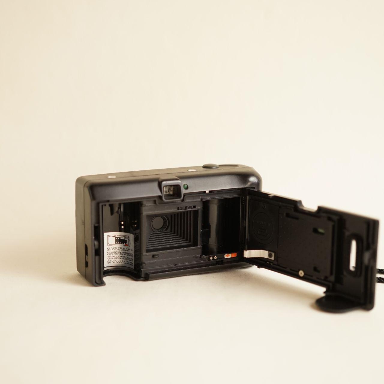 Minolta F50 II Film Camera | 35mm Point & Shoot | Tested & Working | Black