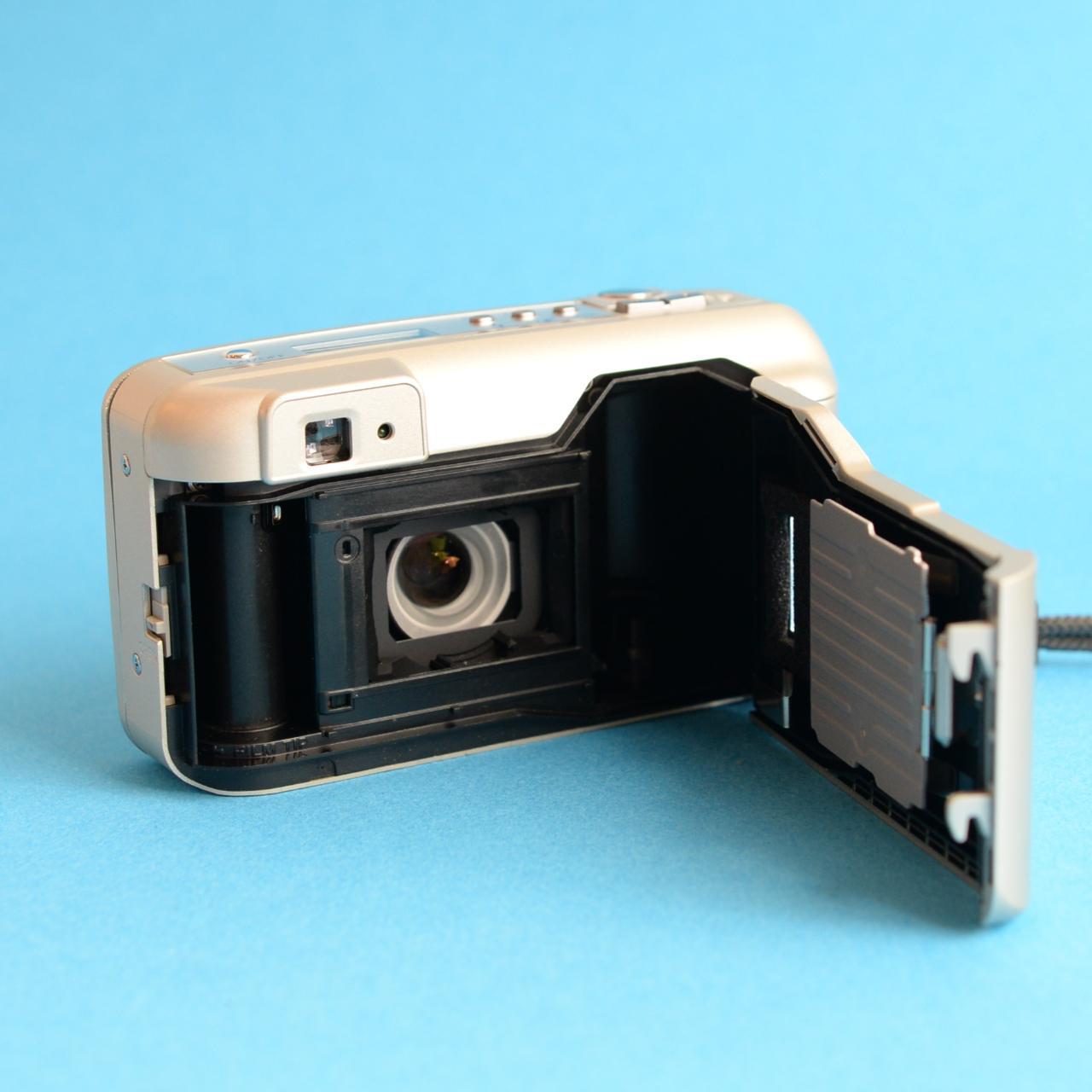 Minolta Zoom 130C Film Camera | 35mm Point & Shoot | Tested & Working | Silver