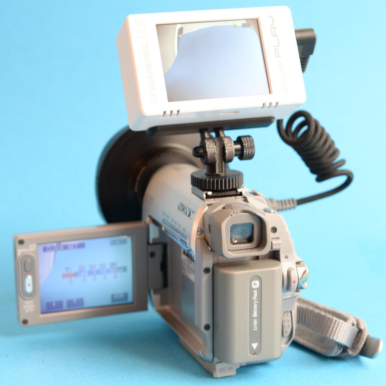 Sony Handycam DCR-HC20 Digital Camcorder with Tapeless Setup + Fisheye | Camcorder | Tested & Working | Silver