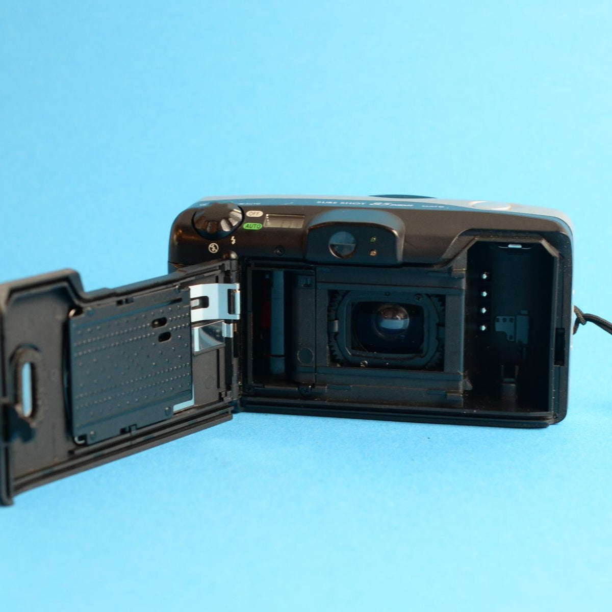 Canon Sure Shot 85 Zoom Date Film Camera | 35mm Point & Shoot | Tested & Working | Silver