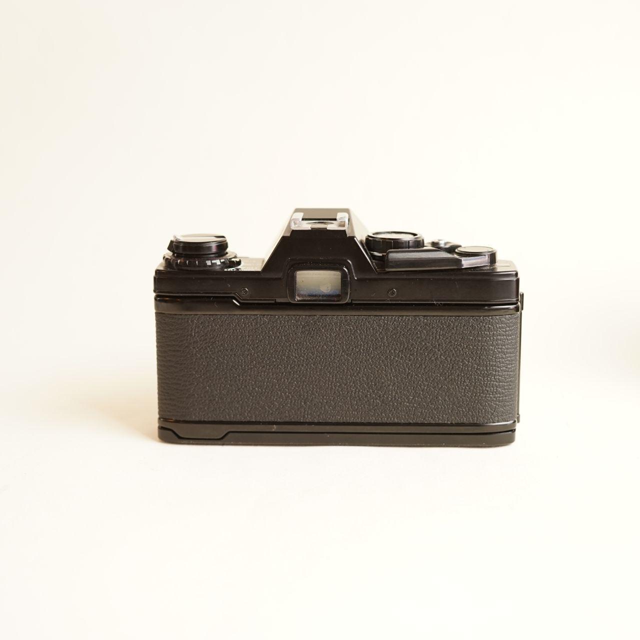 Olympus OM-10 w/ manual adapter 35mm SLR Film Camera | Tested & Working | Black