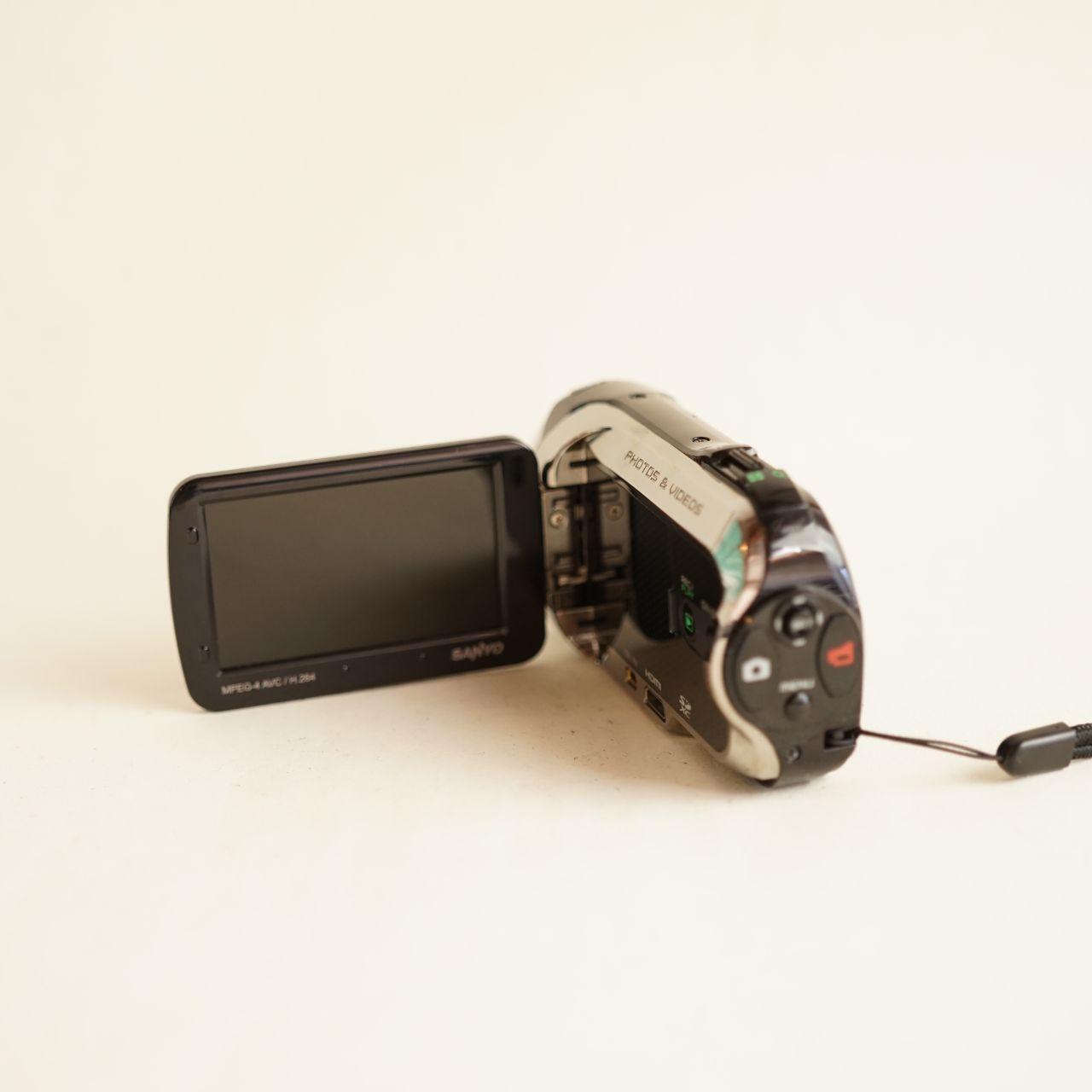 Sanyo Xacti VPC-SH1BK Digital Camcorder | Tested & Working | Black