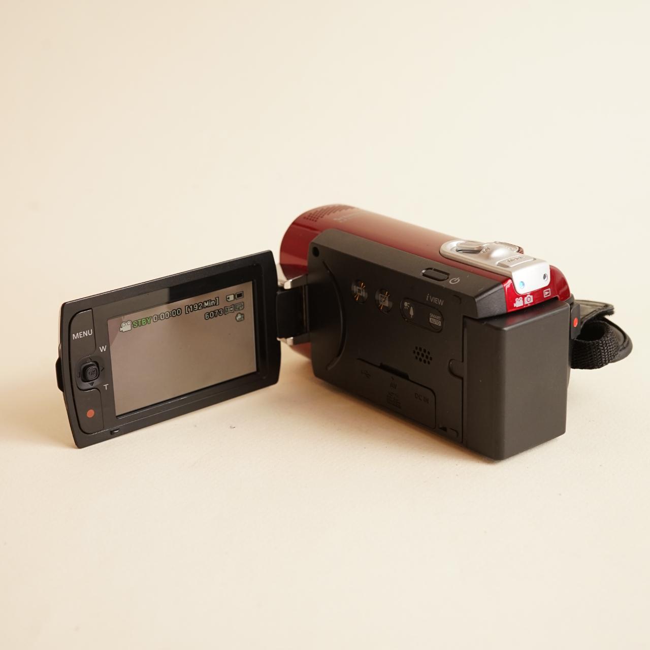 Samsung SMX-F40RN Camcorder | SD Video | Tested & Working | Black & Red