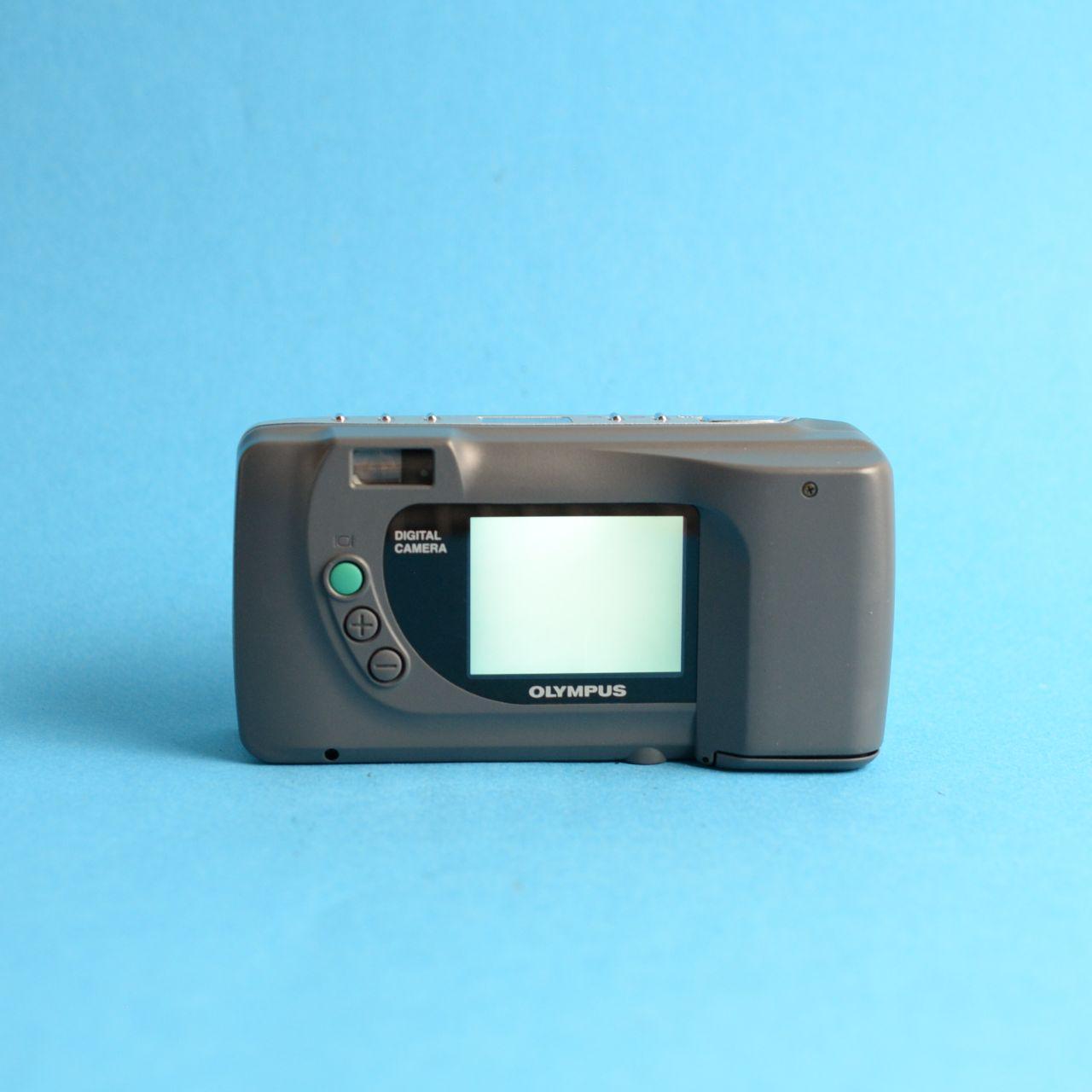 Olympus D-220L Digital Camera | 0.35MP | Tested & Working | Silver