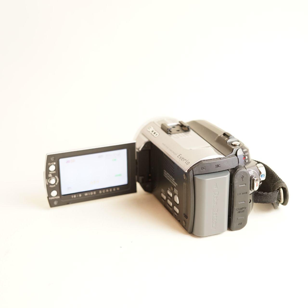 JVC Everio GZ-HD5U Digital Camcorder | Tested & Working | Grey