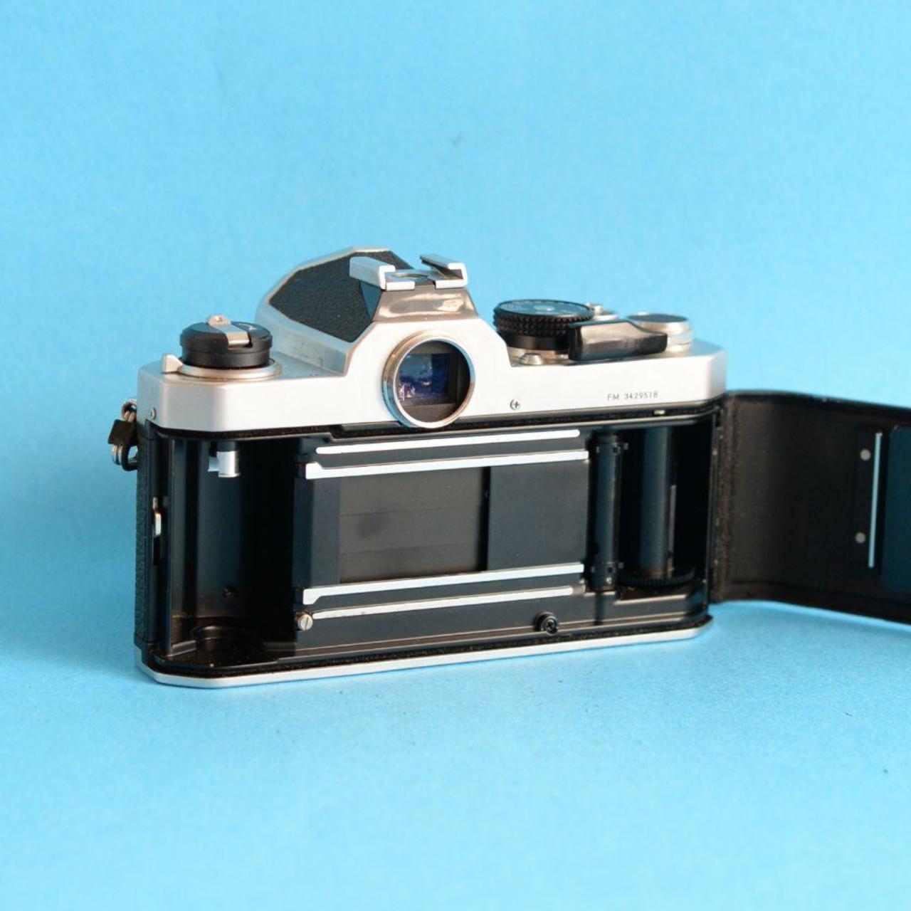 Nikon FM Film Camera | FULLY CLA'd | 35mm SLR | Tested & Working | Silver & Black