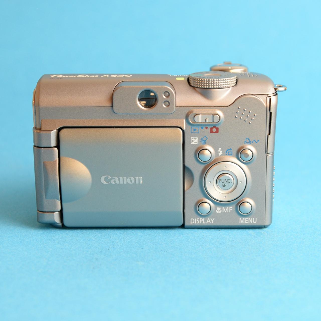 Canon Powershot A620 Digital Camera | 7.1MP | Tested & Working | Silver