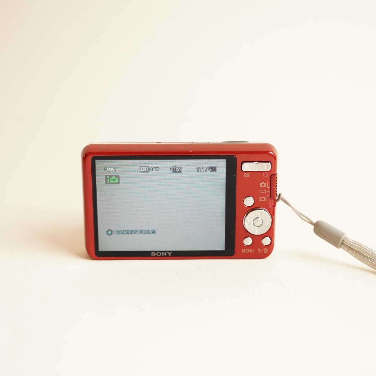 Sony Cyber-shot DSC-W650 Digital Camera | 16.1MP | Tested & Working | Red